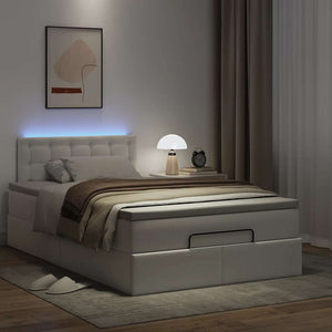Ottoman Bett 120x200cm mit Matratze & LEDs