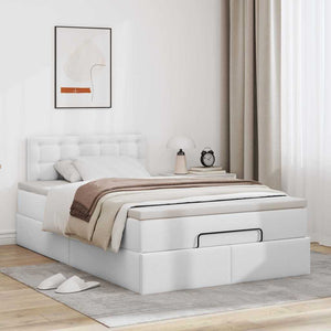 Ottoman Bett 120x200cm mit Matratze & LEDs