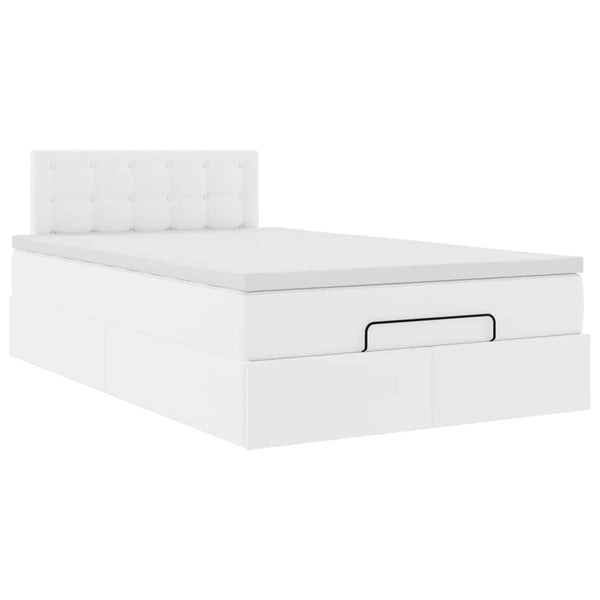 Ottoman Bett 120x200cm mit Matratze & LEDs