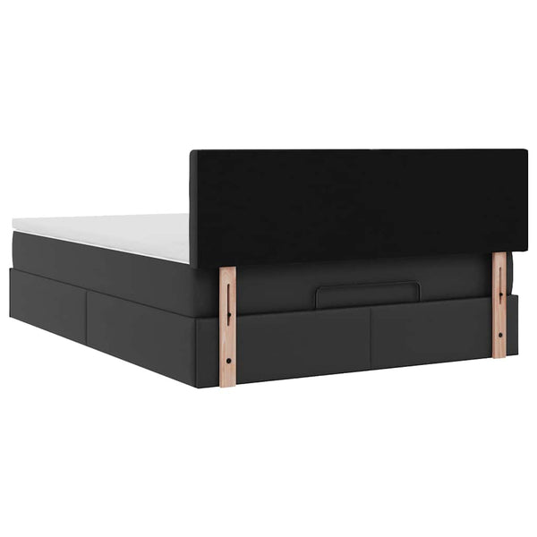 Ottoman Bett mit Matratze & LEDs 140x190 cm