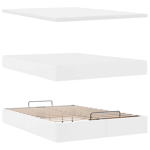 Ottoman Bett 200x200cm mit Matratze & LED