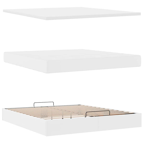 Ottoman Bett 180x200 cm mit Matratze & LEDs