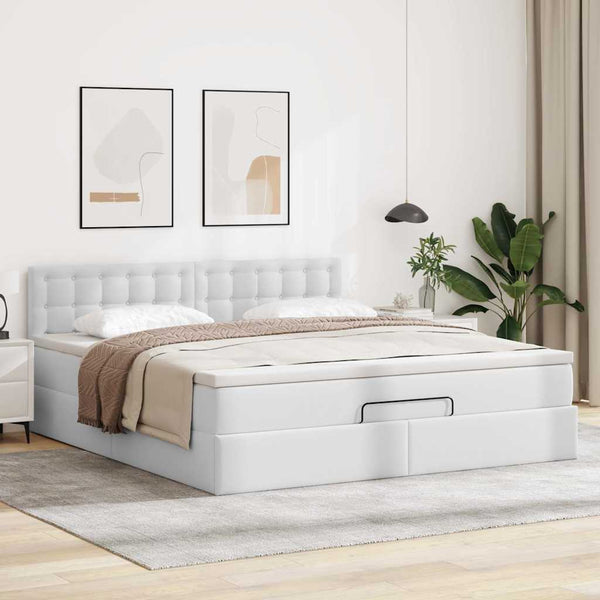 Ottoman Bett 180x200 cm mit Matratze & LEDs