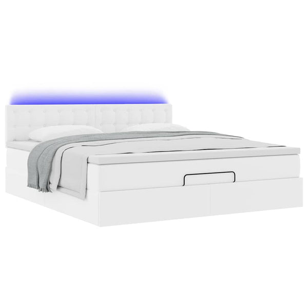 Ottoman Bett 180x200 cm mit Matratze & LEDs