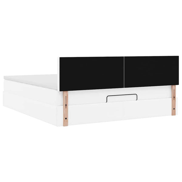 Ottoman Bett 180x200 cm mit Matratze & LEDs