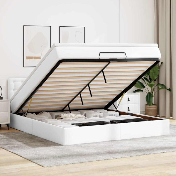 Ottoman Bett 180x200 cm mit Matratze & LEDs