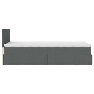 Ottomane Bett mit Matratze & LEDs 80x200 cm