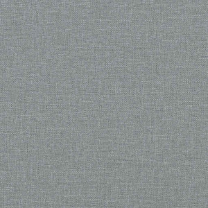 vidaXL Ottoman Bed with Mattress & LED Light Grey 120x190 cm Fabric