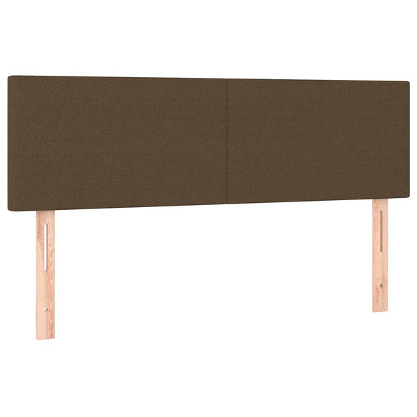 vidaXL Ottoman Bed with Mattress & LED Dark Brown 140x190 cm