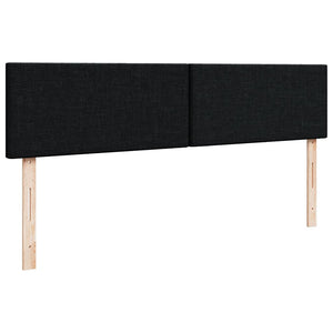 Ottomanbett mit Matratze & LEDs 180x200 cm Schwarz
