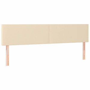 Ottomane Bett mit Matratze Creme 180x200 cm