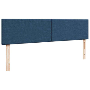 Ottomane Bett mit Matratze Blau 180x200 cm