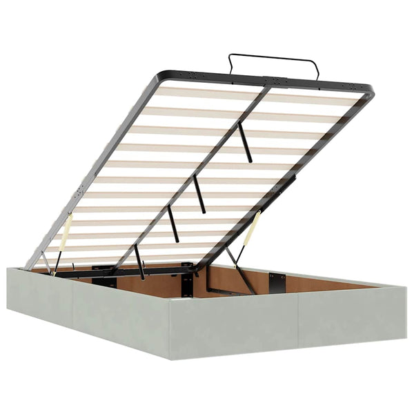 Ottomane Bett mit Matratze & LEDs 120x190 cm