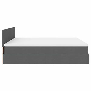Ottoman Bett mit Matratzen & LEDs 180x200 cm