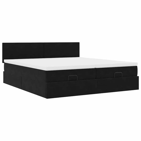 Ottoman Bett mit Matratzen & LEDs 180x200cm