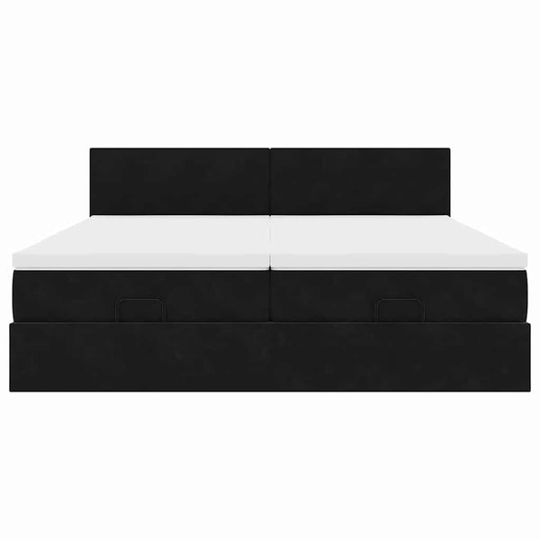 Ottoman Bett mit Matratzen & LEDs 180x200cm