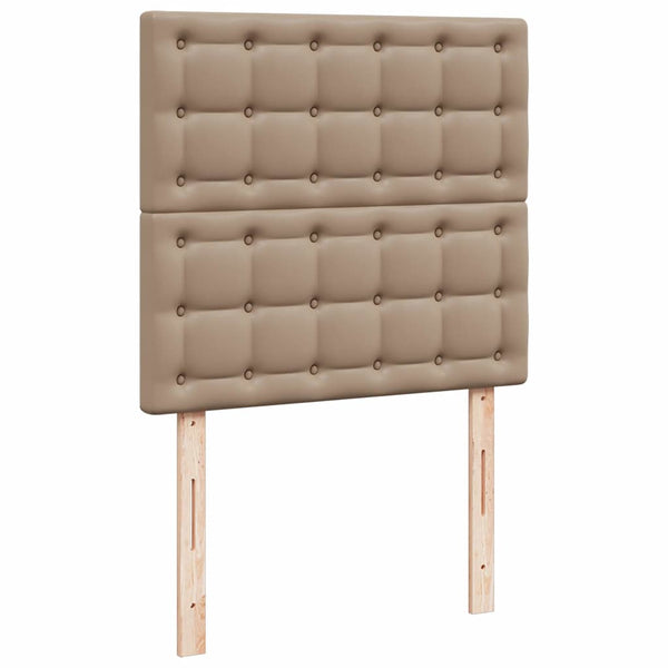 vidaXL Ottoman Bed with Mattress & LEDs 80x200 cm Faux Leather