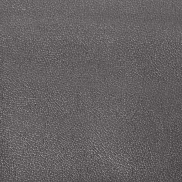 vidaXL Ottoman Bed with Mattress & LED Lights Grey 100x200 cm Faux Leather