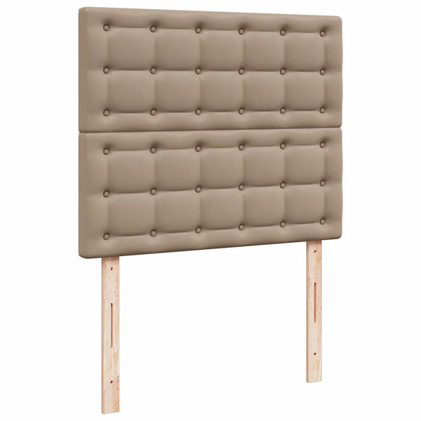 vidaXL Ottoman Bed with Mattress & LEDs 120x200cm Faux Leather