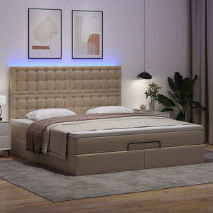 Ottoman Bett 160x200cm mit Matratze & LEDs