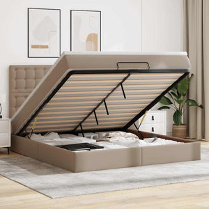 Ottoman Bett 160x200cm mit Matratze & LEDs