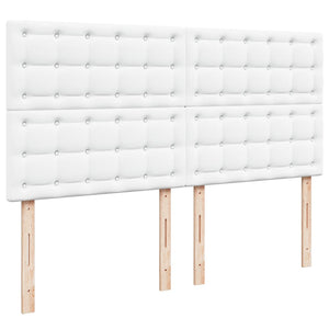 Ottoman Bett mit Matratze & LED Weiß 180x200 cm