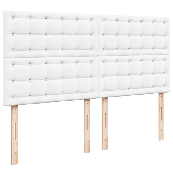 Ottoman Bett mit Matratze & LED Weiß 180x200 cm