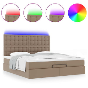 Ottoman Bett 180x200cm mit Matratze & LED