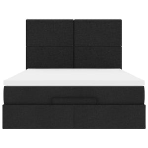 Ottoman Bett mit Matratze & LEDs 140x190 cm