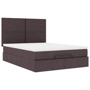 Ottoman Bett mit Matratze & LEDs 140x190 cm