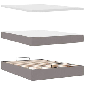 Ottoman Bett mit Matratze & LEDs 140x200 cm