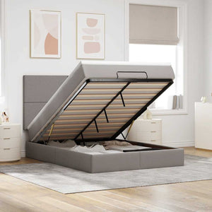 Ottoman Bett mit Matratze & LEDs 140x200 cm
