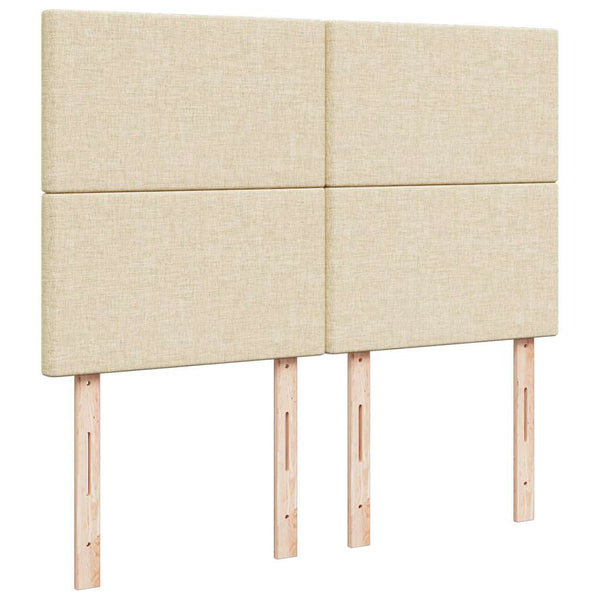 Ottoman Bett mit Matratze Creme 140x200 cm
