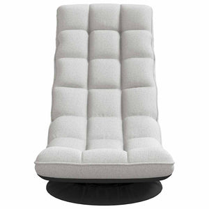 vidaXL Rotating Floor Chair Cloud Grey 70x51x79 cm Fabric
