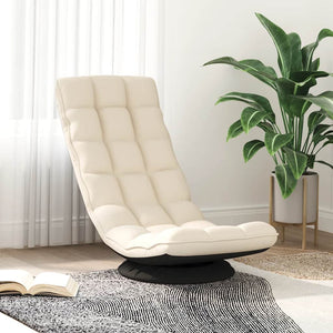 vidaXL Swivel Floor Chair Linen 70x51x79 cm