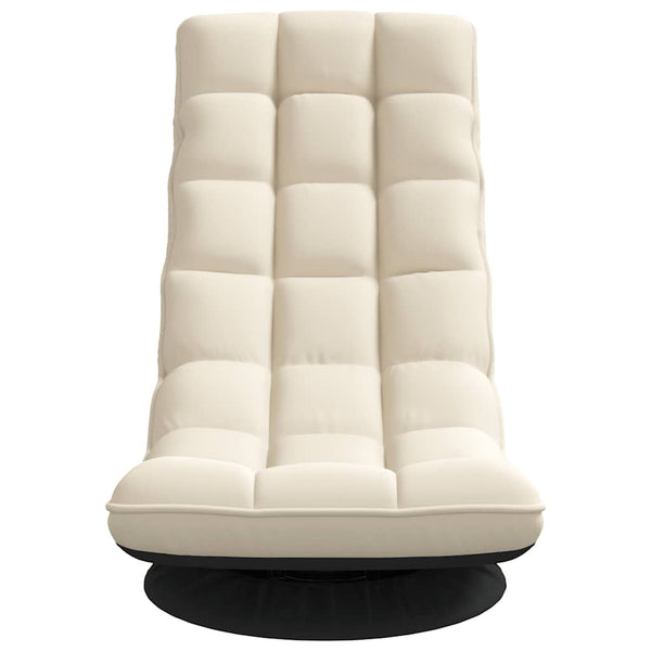 vidaXL Swivel Floor Chair Linen 70x51x79 cm