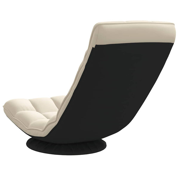 vidaXL Swivel Floor Chair Linen 70x51x79 cm