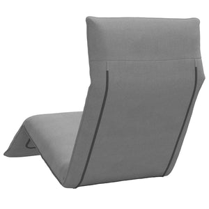 vidaXL Folding Sun Lounger Grey 175x54x8.5 cm Oxford Fabric