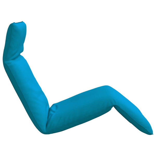 vidaXL Folding Sun Lounger Light Blue 175x54x8.5 cm Oxford Fabric