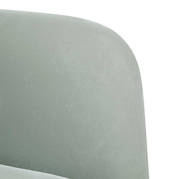 vidaXL Armchair with Armrests Light Grey 54 cm Velvet