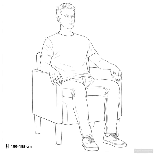 vidaXL Armchair with Armrests Light Grey 54 cm Velvet