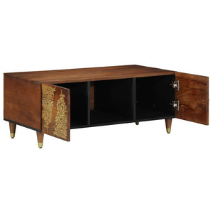 Couchtisch Mango Massivholz Honigbraun 100x54 cm