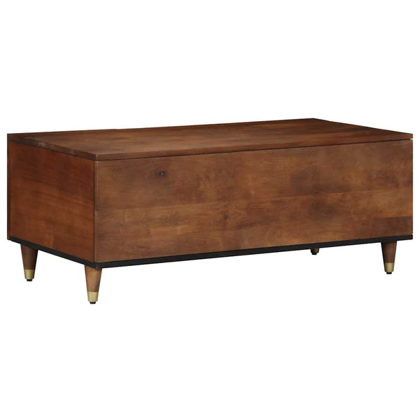 Couchtisch Mango Massivholz Honigbraun 100x54 cm