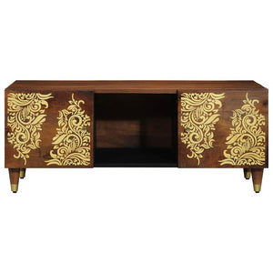 Couchtisch Mango Massivholz Honigbraun 100x54 cm