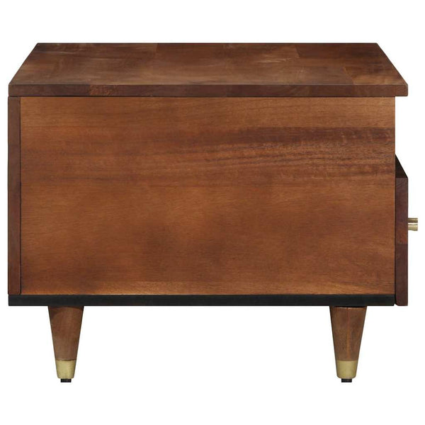 Couchtisch Honigbraun Mango Massivholz 80x54 cm