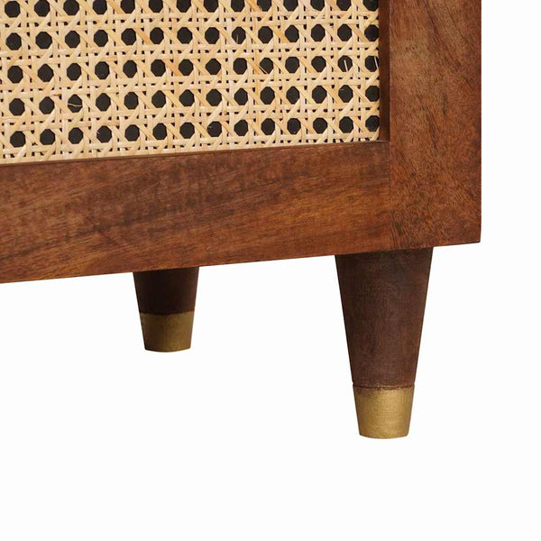 vidaXL Nightstands with Drawers 50 x 33 x 60 cm Solid Mango Wood