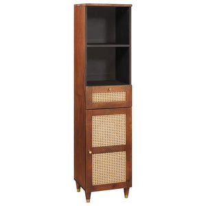 vidaXL Sideboard with Shelf Brown 38 x 33.5 x 160 cm Solid Mango Wood