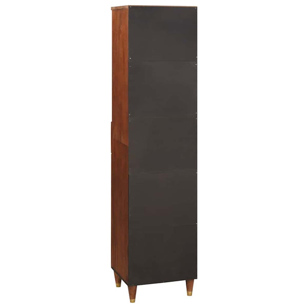 vidaXL Sideboard with Shelf Brown 38 x 33.5 x 160 cm Solid Mango Wood