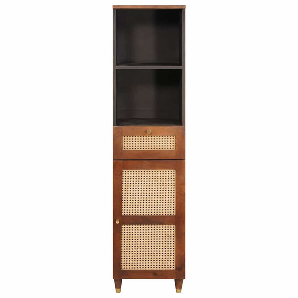 vidaXL Sideboard with Shelf Brown 38 x 33.5 x 160 cm Solid Mango Wood