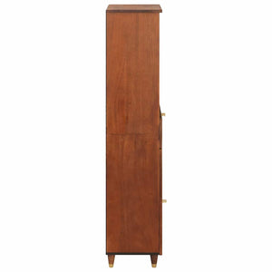 vidaXL Sideboard with Shelf Brown 38 x 33.5 x 160 cm Solid Mango Wood